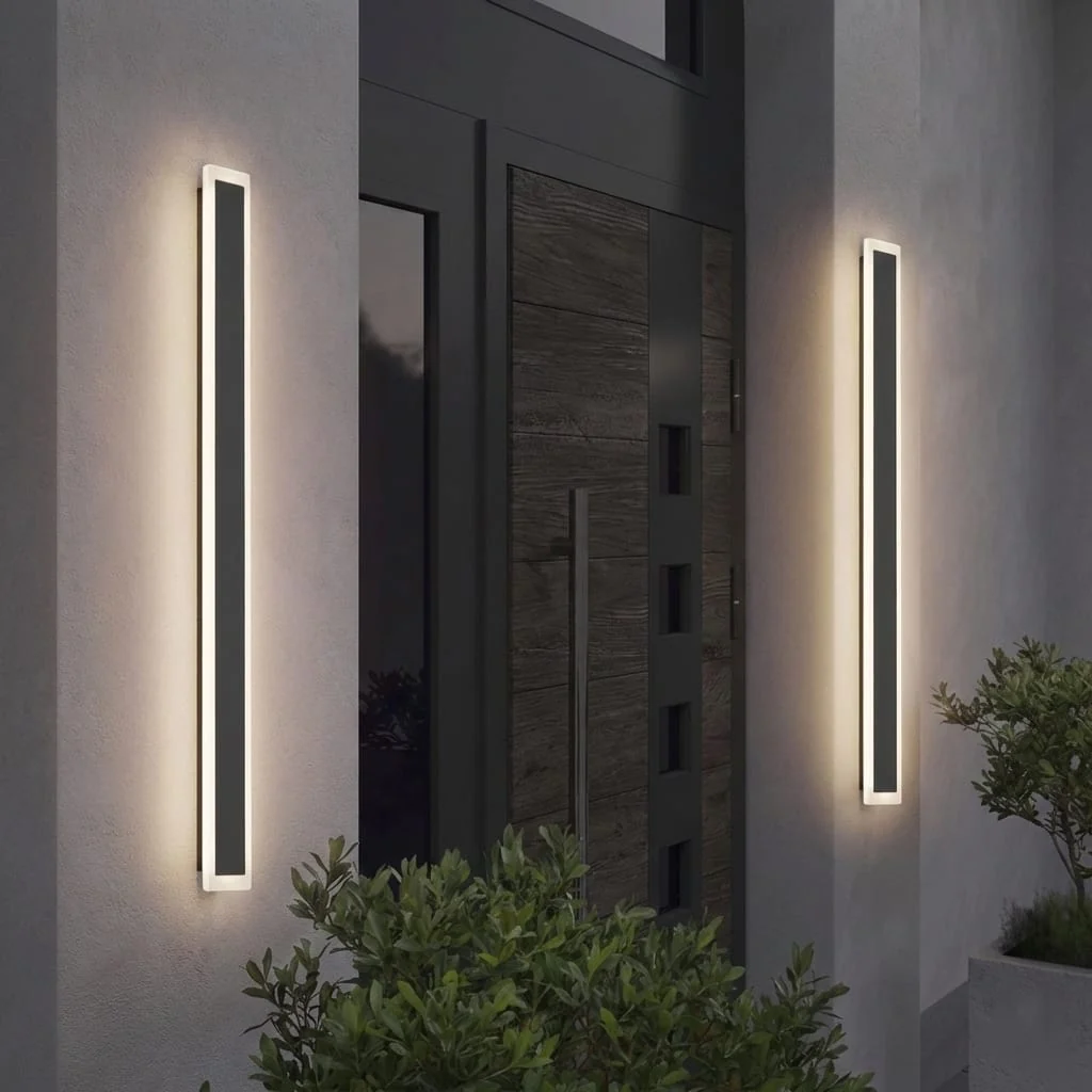Aplica de perete LED Rovo 2835-80, Exterior/Interior, 80CM, 24W, Lumina calda, IP65 [6]