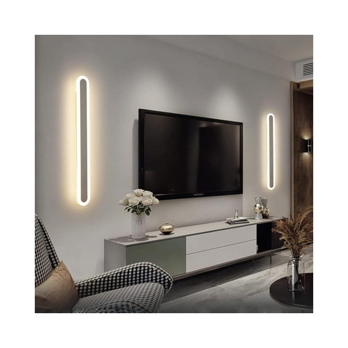 Aplica de perete LED Rovo 1356-60, 60CM, 24W, 3 setari de lumina, 3000K/4000K/6000K, Alb [8]
