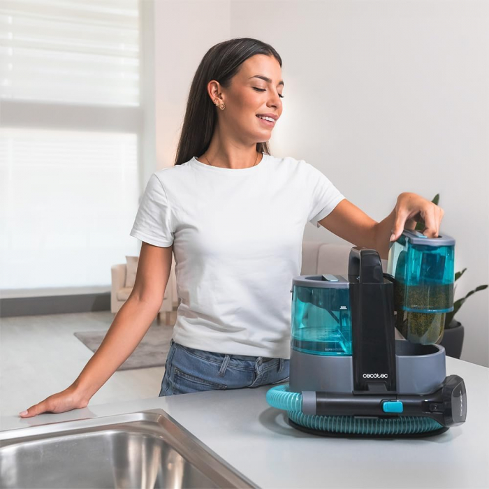 Aspirator cu spalare Cecotec Conga 4000 Carpet&Spot Clean XL, 400W, putere aspirare 12kpa, rezervor apa/detergent, rezervor apa murdara, curatare covoare, tapiterie, saltele, pulverizare [7]