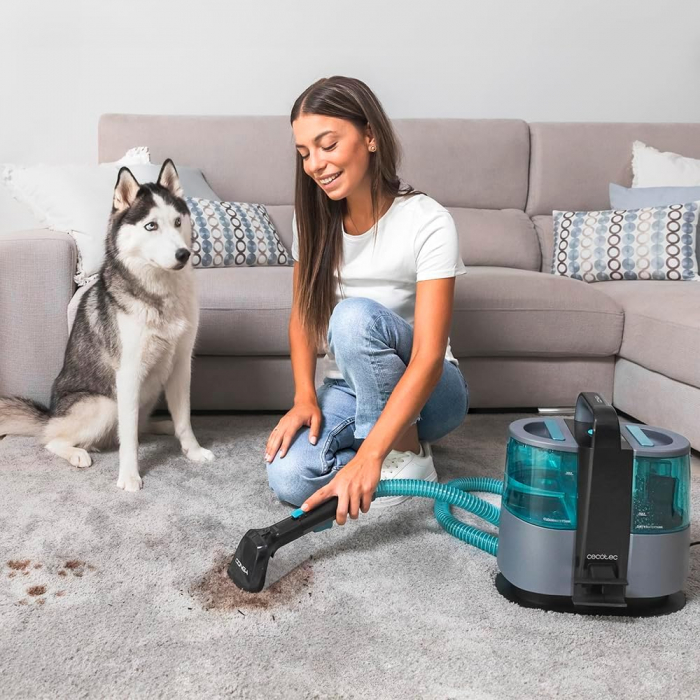 Aspirator cu spalare Cecotec Conga 4000 Carpet&Spot Clean XL, 400W, putere aspirare 12kpa, rezervor apa/detergent, rezervor apa murdara, curatare covoare, tapiterie, saltele, pulverizare [4]