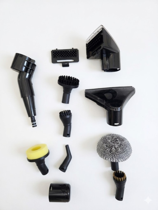 Aspirator cu Spalare si Abur Rovotec EASY WASH, 1700W, Curatare cu apa rece/calda, Abur, 9 accesorii, 15K Pa, Autocuratare, Eliminare Bacterii, Acarieni, Canapea, Mocheta, Geamuri, Bucatarie, Auto, [12]