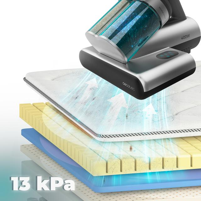 Aspirator UV de pat antiacarieni Cecotec Conga Rockstar 4000, 400W, 13000Pa, aer cald, depozit dublu [8]