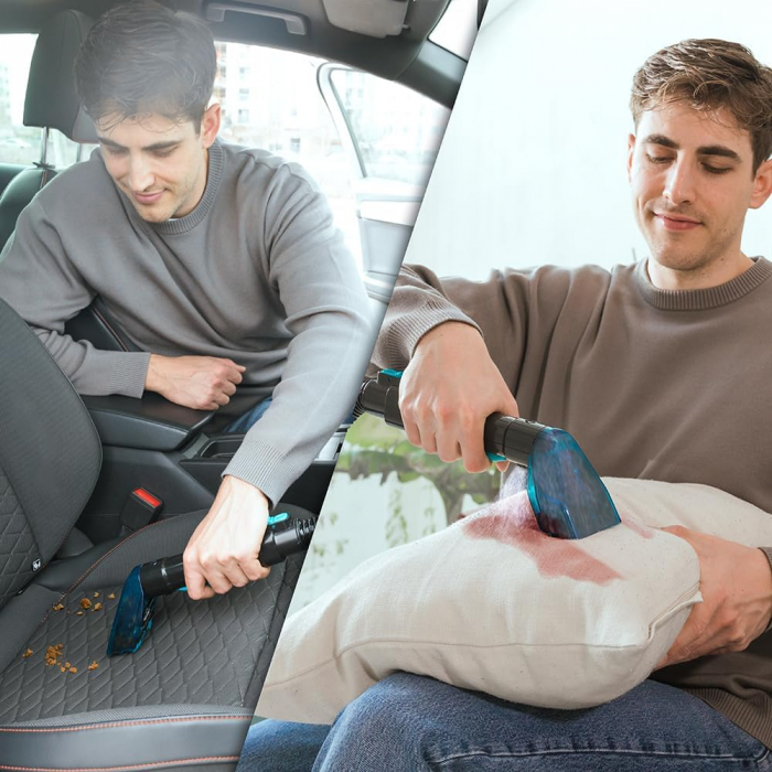 Aspirator cu spalare Cecotec Conga 5000 Carpet&Spot Clean XX, 650W, putere aspirare 12kpa, rezervor apa/detergent, rezervor apa murdara, curatare covoare, tapiterie, saltele, pulverizare [5]