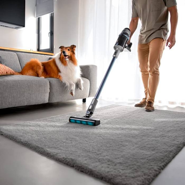 Aspirator vertical 3 in 1 Cecotec Conga RockStar 1600 Titanium, Putere 680W, 4 moduri, 29,6V Li-Ion, Autonomie 75m, Rezervor 600ml - Resigilat [7]