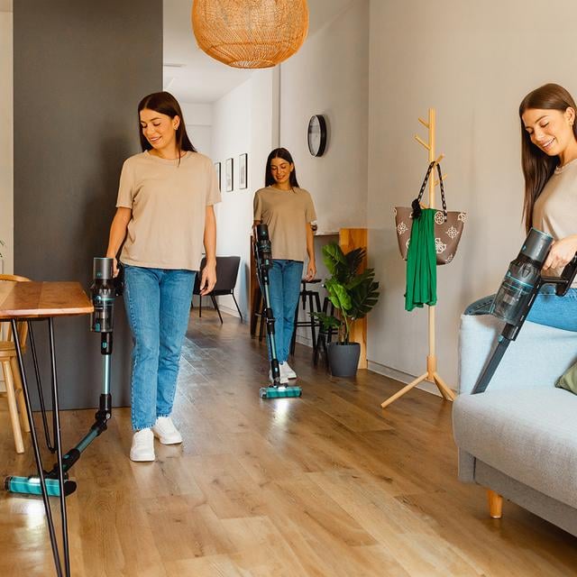 Aspirator vertical 3 in 1 Cecotec Conga Rockstar 3500 Storm Flex Animal, 500W, 33.6V Li-Ion, 30 kPa, Mop, Autonomie 70min, accesorii incluse [5]