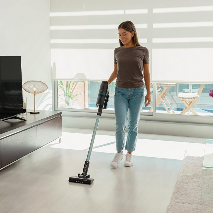 Aspirator vertical 3 in 1 Rockstar 1500 Ray Pure, Putere 215W, 25.2V Li-Ion, 12kPa, Autonomie 45min, Rezervor 500ml - Resigilat [2]