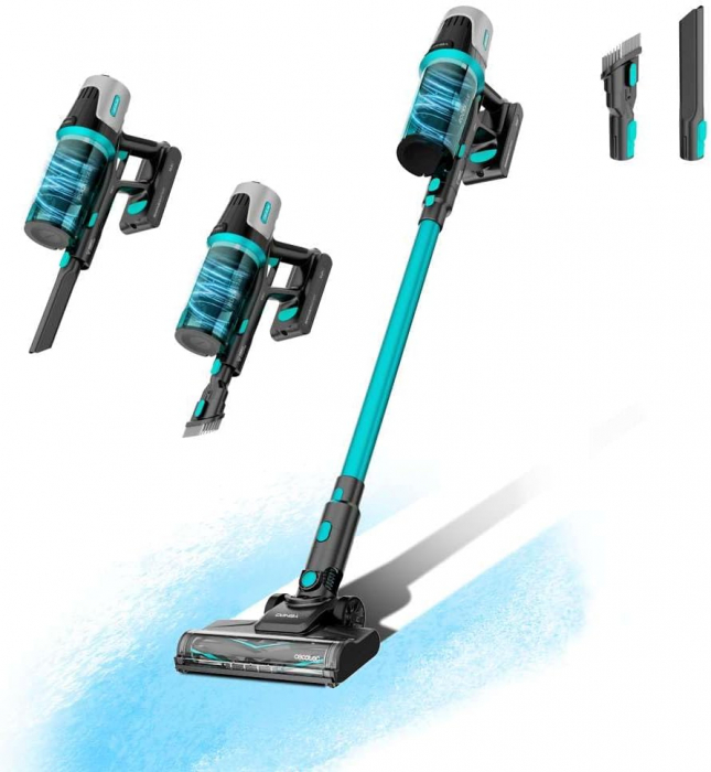 Aspirator vertical Cecotec Conga Rockstar 1500 Horizon X-Treme, 215W, autonomie 60min, acumulator 33,6 V, rezervor 600ml - Resigilat [1]