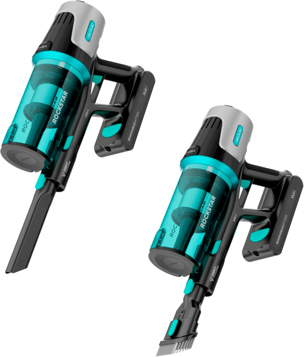 Aspirator vertical Cecotec Conga Rockstar 1500 Horizon X-Treme, 215W, autonomie 60min, acumulator 33,6 V, rezervor 600ml [3]