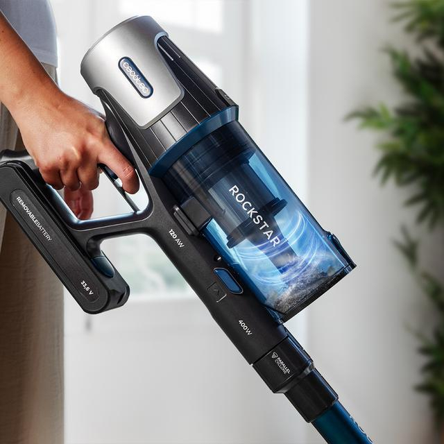 Aspirator vertical Cecotec Conga Rockstar RS50 X-Treme, 400W, 120 AW, 33,6 V, Acumulator 2200 mAh, Autonomie 60min [12]