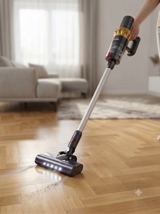 Aspirator vertical Rovotec ULTRA, 550W, 29.6V, 0.5l, autonomie 50 min, 2 perii, 3 moduri, suport perete [7]