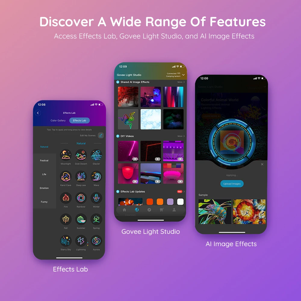 Banda LED Govee H618A RGBIC, 5m, Sincronizare Muzica, Wifi si Bluetooth, Alexa , Google Asistant [5]