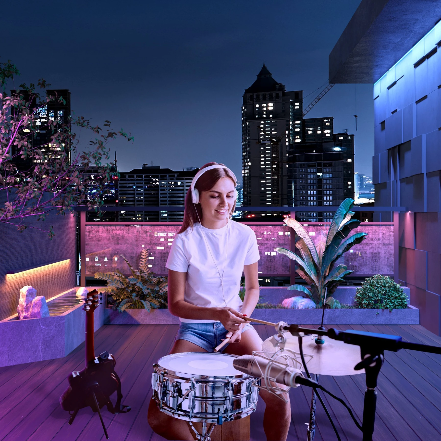 Banda LED Profesionala Govee H6172 RGBIC, 10m, IP65, Sincronizare Muzica, Wi-Fi & Bluetooth, Exterior, Google Assistant & Alexa [10]