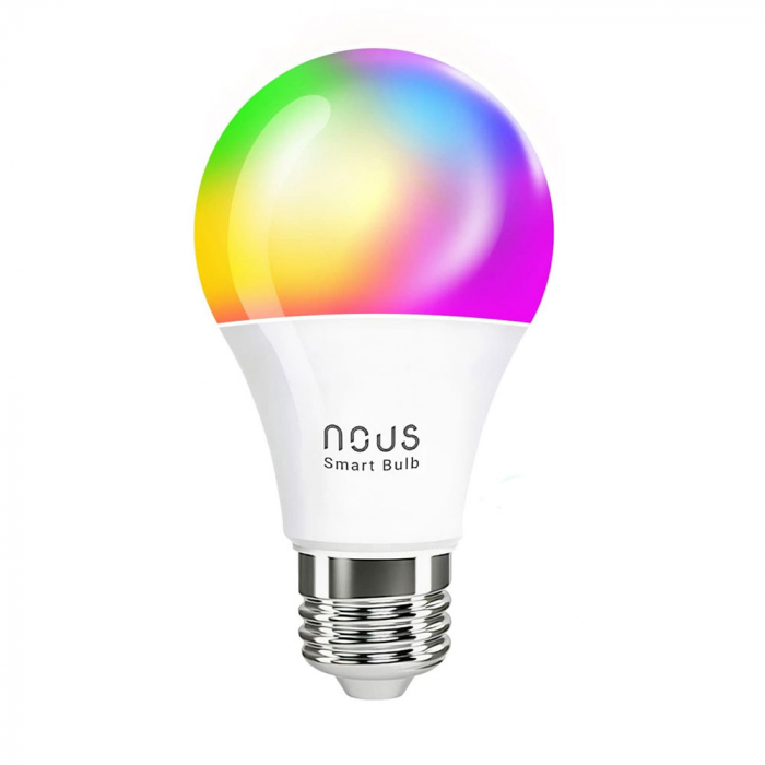 Set 4 becuri LED NOUS P3 RGB Smart, E27, Control din aplicatie [2]