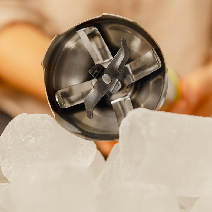 Blender de mana Cecotec Katana 15 Smash B, 1500 W,  21 de viteze plus turbo, Lame cu titan, Accesorii incluse [13]