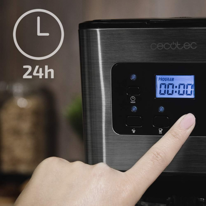 Cafetiera cu Filtru Cecotec Coffee 66 Smart, 950W, 1.5 L, Cana Sticla, Timmer Programabil, mentine cafeaua fierbinte [8]