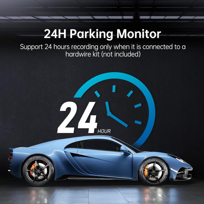 Camera auto DVR AZDOME M330, Wifi, 1080P FHD, WiFi, Unghi 170°, G-Sensor, Loop Recording, Parking Monitor, Super Night Vision [6]