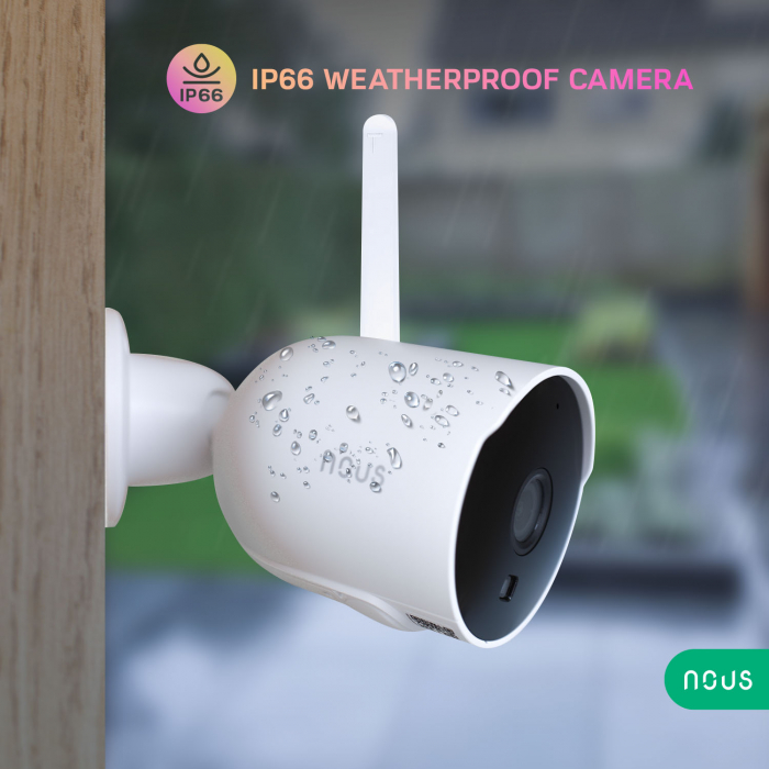 Camera de supraveghere IP WIFI NOUS W7P Smart, Exterior, 3MP, Detectare micare, Night vision [5]