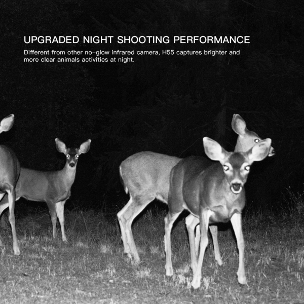 Camera de vanatoare Apeman H55 senzor de miscare , 20 MP , full HD , 2.0" LCD , 850nm, night vision , 40 senzori infrarosu -Resigilat [4]