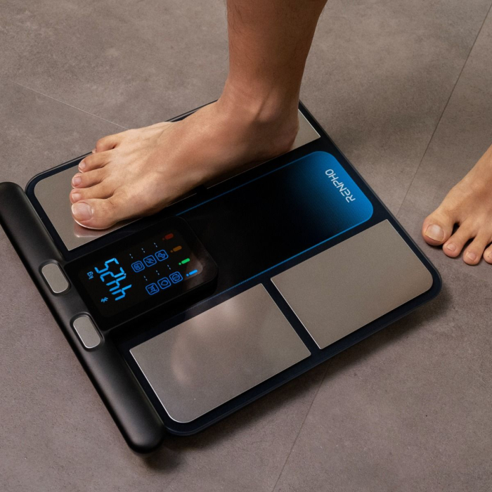 Cantar SMART Digital RENPHO MSC01 Analiza Corporala Segmentala, Wifi, Bluetooth, 50+ metrici de sanatate, Apple Health, Fitbit, Samsung Health [4]