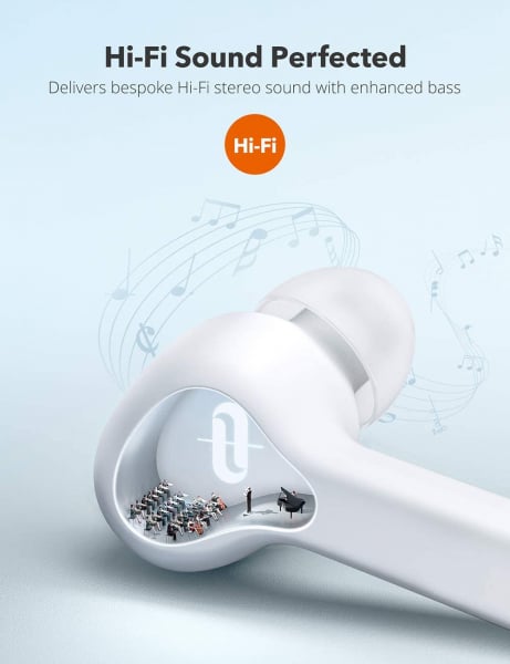 Casti audio In-Ear Taotronics TT-BH53 SoundLiberty , True Wireless, Bluetooth 5.0, TWS - Alb [4]