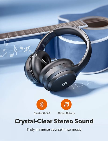 Casti audio TaoTronics TT-BH090, Hybrid Active Noise Canceling, Bluetooth 5.0, Bas puternic,True Wireless, Autonomie 35 ore - Resigilat [4]