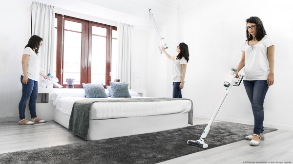 Aspirator vertical cu acumulatori 3 in 1 Cecotec Conga RockStar 100 Vital, acumulator 25.9 V, 2.5Ah, Li-Ion, Accesorii spatii inguste si tapiterie, autonomie 50 min [9]