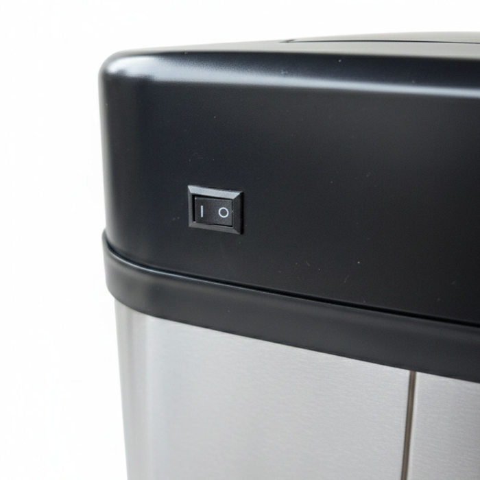 Cos de gunoi cu senzor automat Rovotec SD-012, Inox, 30L, deschidere cu senzor sau touch [9]