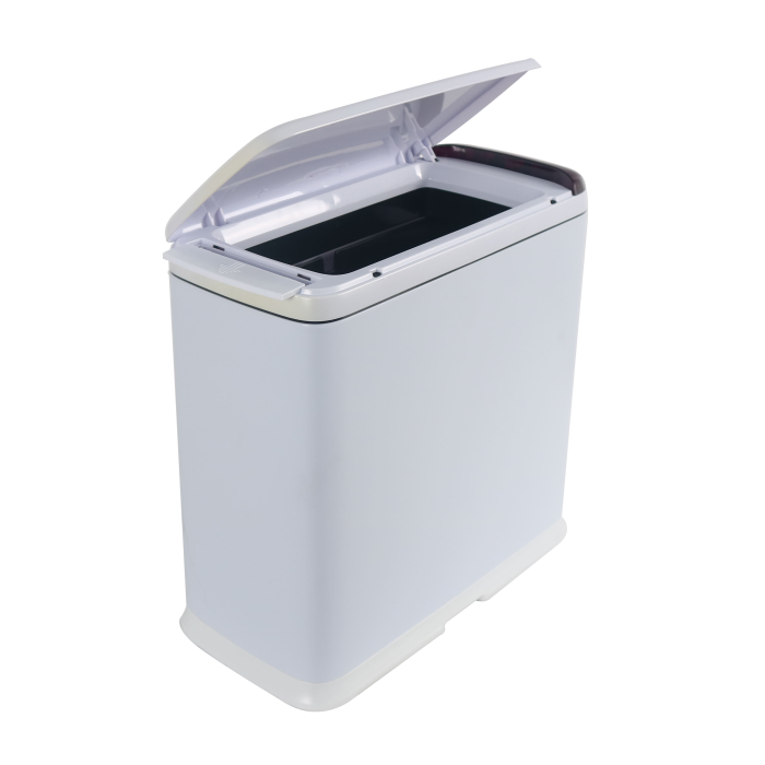 Cos de gunoi cu senzor automat Rovotec SD-809, deschidere cu senzor sau touch, 9L, Alb [4]