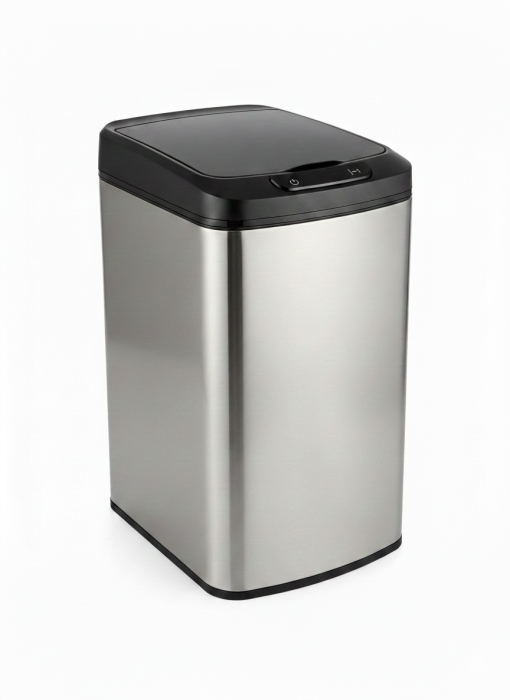 Cos de gunoi cu senzor automat Rovotec SD-804, Inox, 12L, deschidere cu senzor sau touch [4]