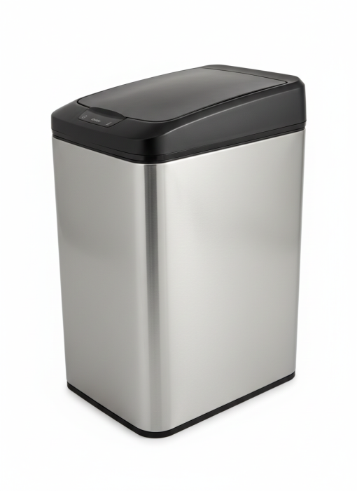 Cos de gunoi cu senzor automat Rovotec SD-804, Inox, 12L, deschidere cu senzor sau touch - RESIGILAT [7]