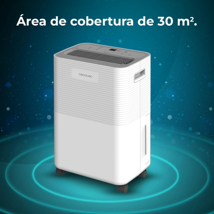 Dezumidificator Cecotec BigDry 8000 Expert Connected, Smart, 16L/24h, rezervor 2l, control WiFi, Functie de uscare a hainelor, Telecomanda [5]