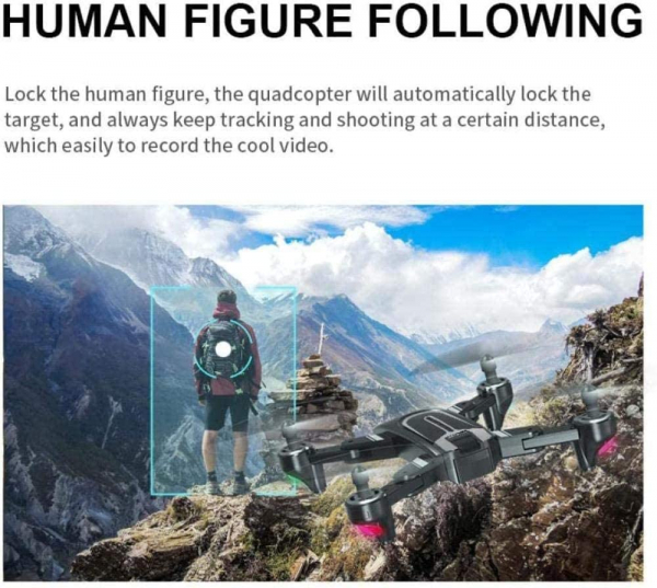 Drona Visuo  XS817, camera 4K cu transmisie live pe telefon [10]