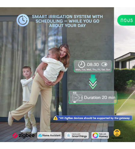 Electrovalva Smart cu Temporizator NOUS L14, Zigbee 3.0 [4]