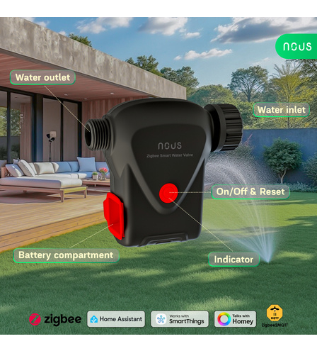 Electrovalva Smart cu Temporizator NOUS L14, Zigbee 3.0 [3]