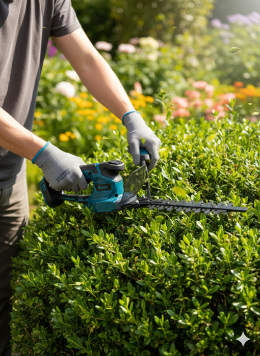 Foarfeca pentru iarba si gard viu Rovo RV-21V, tuns iarba/arbusti, 2 acumulatori, 21V, 2.0 Ah [7]