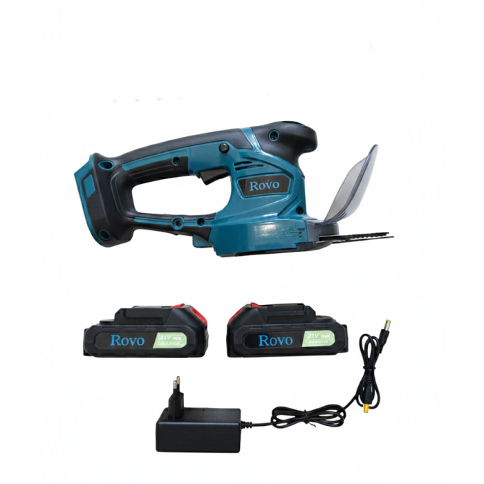 Foarfeca pentru iarba Rovo RV-21V, tuns iarba, 2 acumulatori, 21V, 2.0 Ah [4]