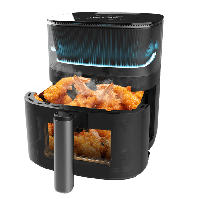Friteuza cu aer cald Cecotec Neon 5000, spray apa, 5 litri, lumina interioara, HealtyCrispy si perfectCook, 10 meniuri presetate, ecran tactil [3]