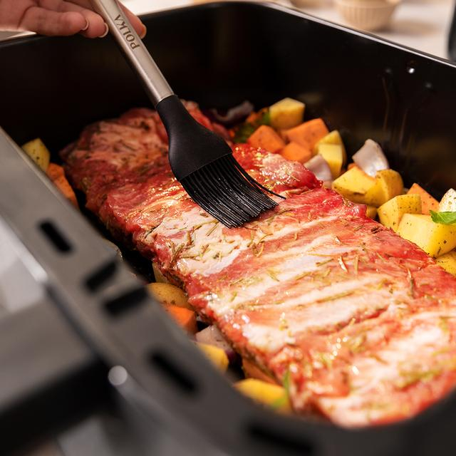 Friteuza cu aer cald, fara ulei Cecotec Cecofry Dual 9000, 2850W, 9L, Control tactil, 6 Programe [3]