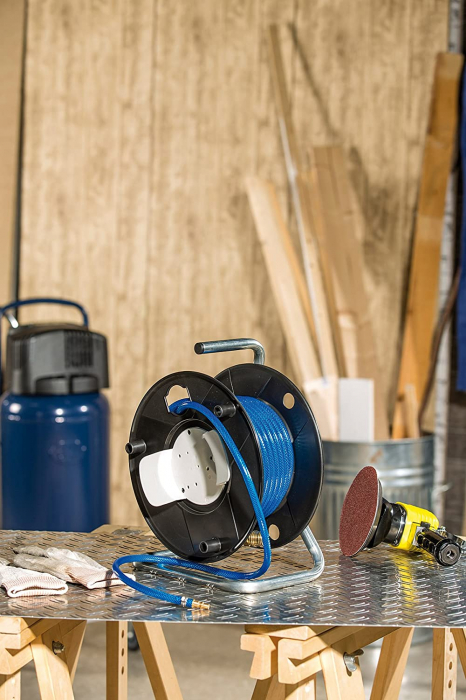 Furtun Aer comprimat compresor Brennenstuhl cu tambur, 20m, Ø 6/12mm, 15 bari [3]