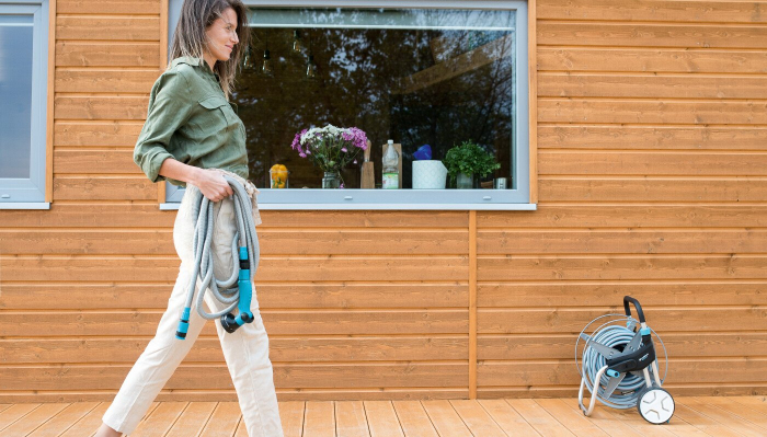 Set furtun pentru gradina extensibil Cellfast BASIC 22.5m, pistol, conectori [4]