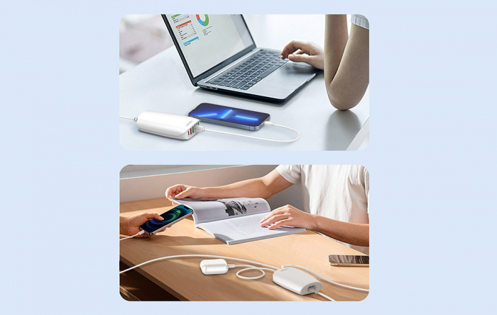 Incarcator Retea LDNIO A6573C, 5x USB, 65 W, 1,5 m (alb) [3]