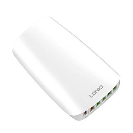 Incarcator Retea LDNIO A6573C, 5x USB, 65 W, 1,5 m (alb) [5]