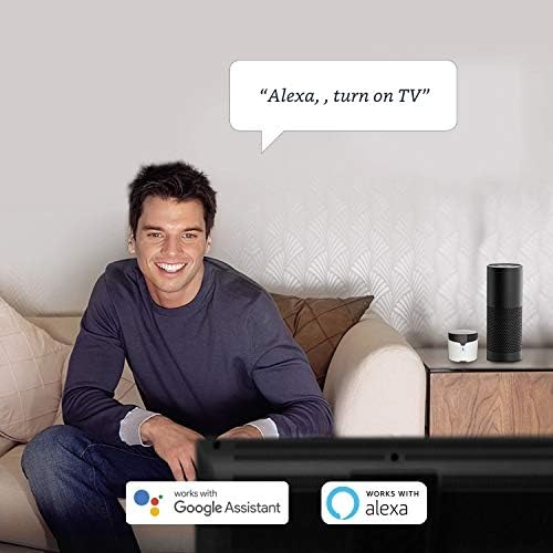 Telecomanda universala inteligenta BroadLink RM4C Mini, IR, Wi-Fi, compatibil Amazon Alexa si Google Home, pentru aer conditionat, televizor, sistem audio [7]