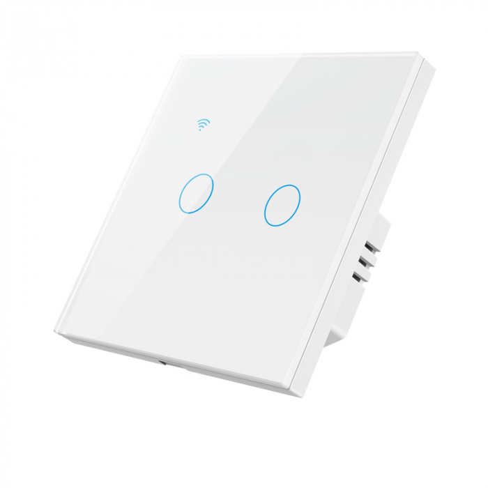 Intrerupator Inteligent Nous LZ2 Wifi, ZigBee, Touch, fara nul, 2 canale [3]