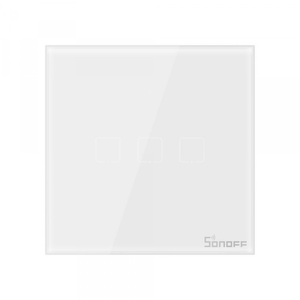 Intrerupator Smart  cu Touch  Sonoff T0 EU TX , WiFi, (3 canale) [3]