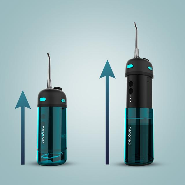 Irigator bucal portabil Cecotec ToothCare Jet Splash, 3 moduri, 8 intensitati, 150ml, rezervor telescopic [3]