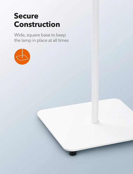 Lampa de podea LED TaoTronics TT-DL072, ajustabile 4 culori de culoare, 4 niveluri de luminozitate - Alba [6]