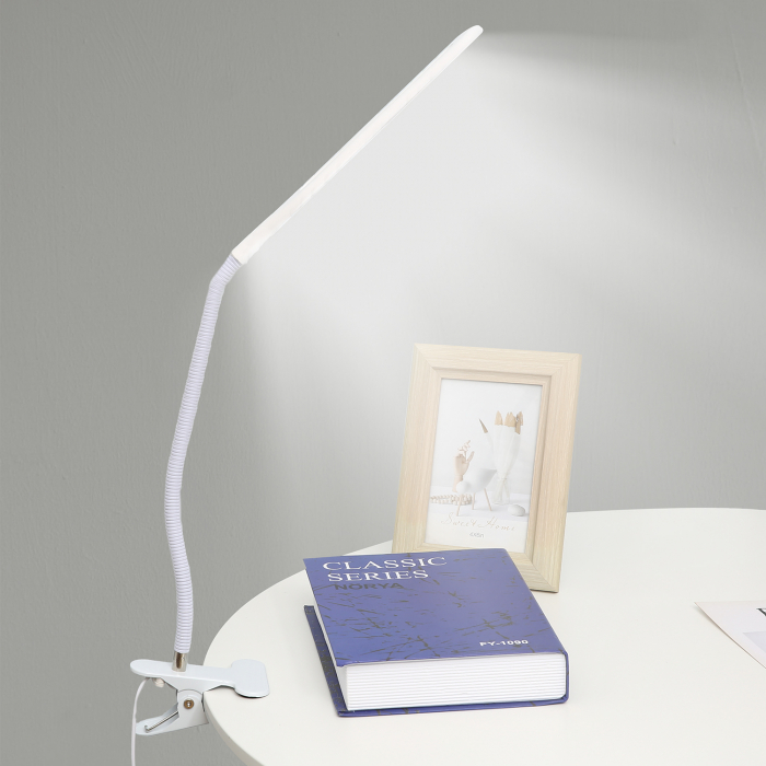 Lampa LED Home DK-6500, cu clema de prindere, brat flexibil, Alimentare USB, Lumina alba, 5W [3]
