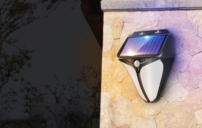 Lampa solara de perete Superfire FF11-F, 6W LED, 280LM, 3 moduri, 1500mAh, incarcare solara si senzor de miscare [3]