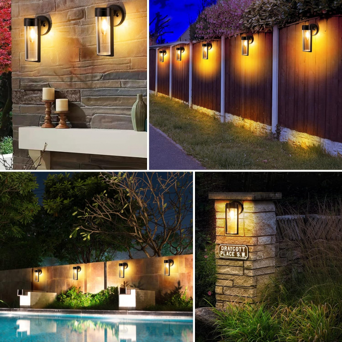 Set 2 lampi solare LED Rovo XHL-651, lumina alb cald [7]